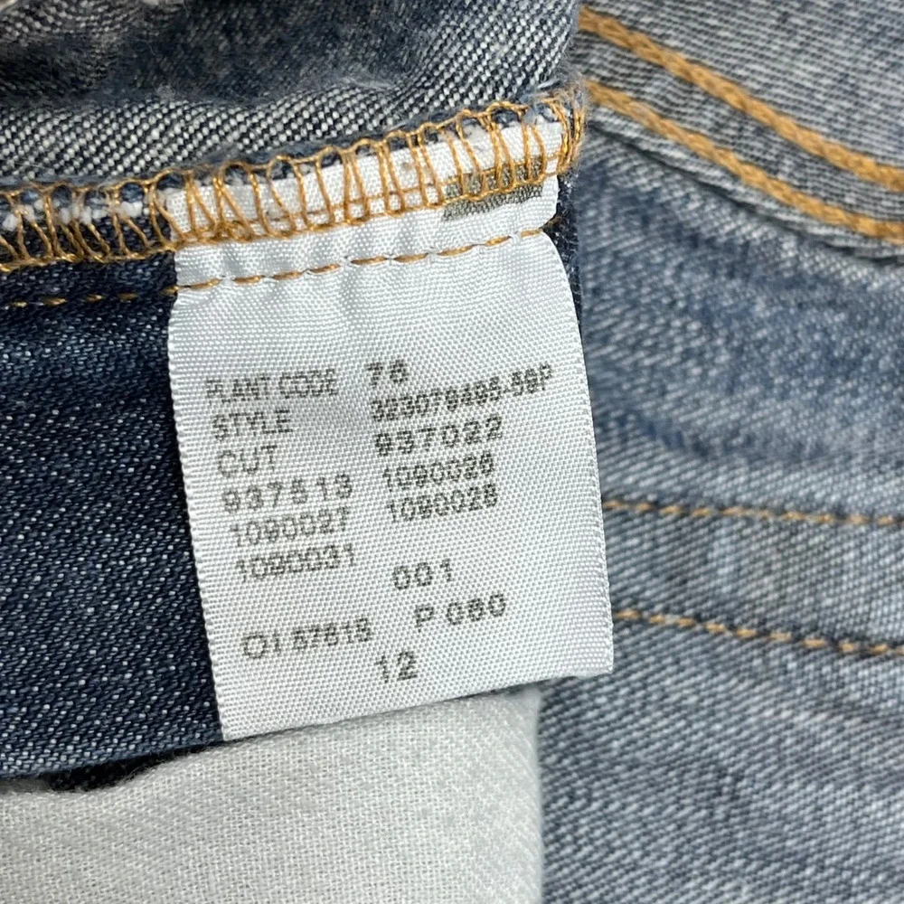 Polo Ralph Lauren Kids Jeans Blue Embroidered Pocket Size 12 - Picture 5 of 7